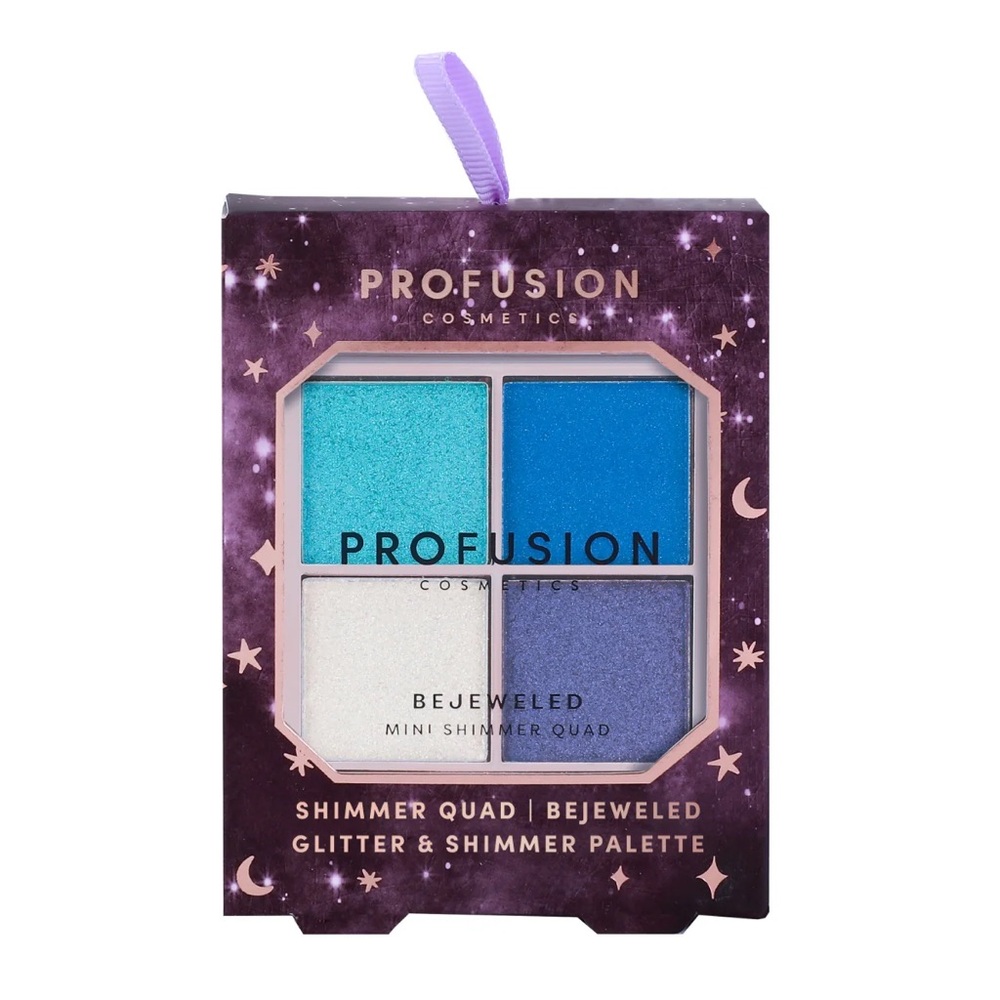Profusion Cosmetics Bejeweled Mini Shimmer Quad Palette